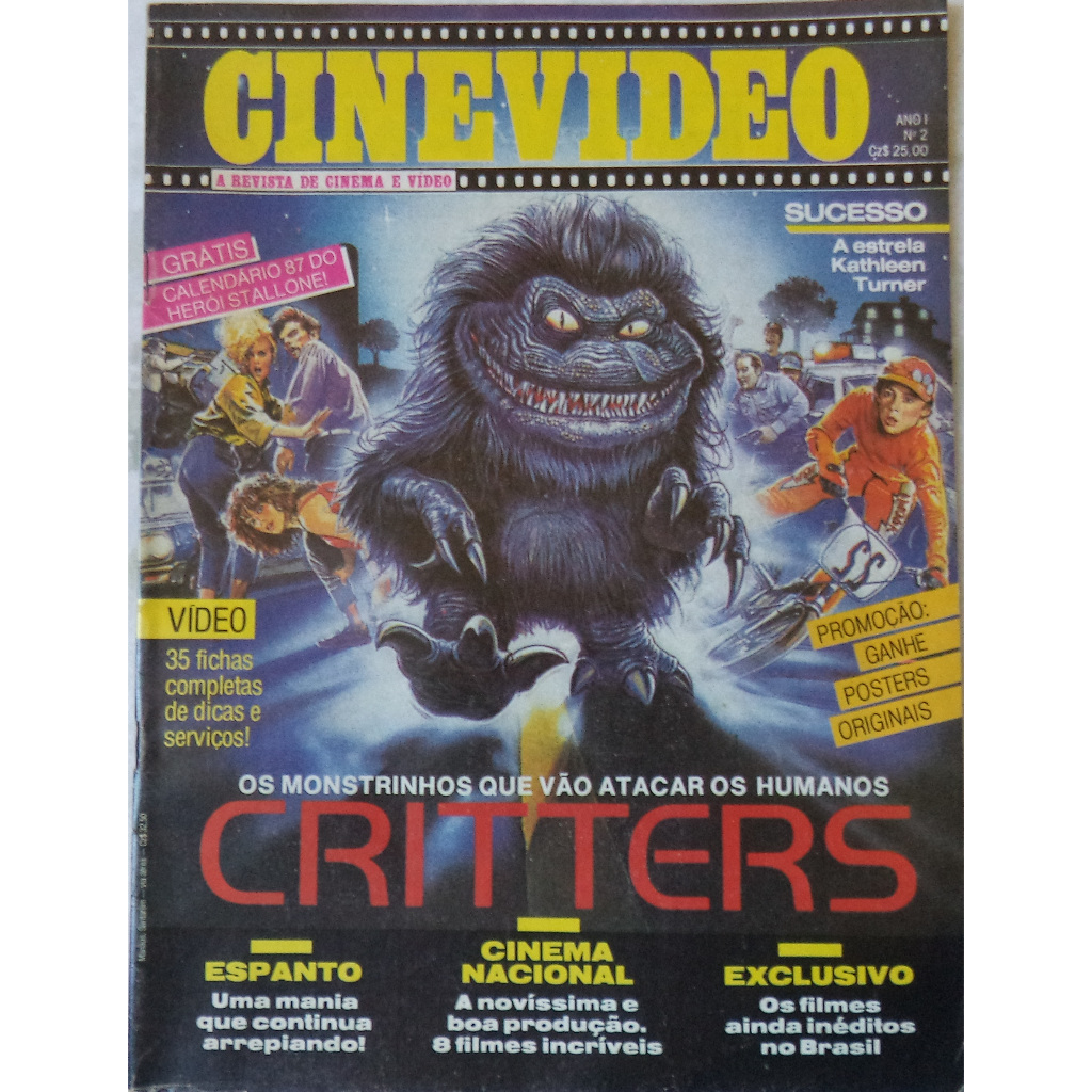 Revista Cine Video nº 2 - Calendario Stallone