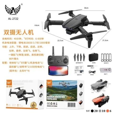 Drone Mini E99 Pro Camera 4k com Bateria Wifi