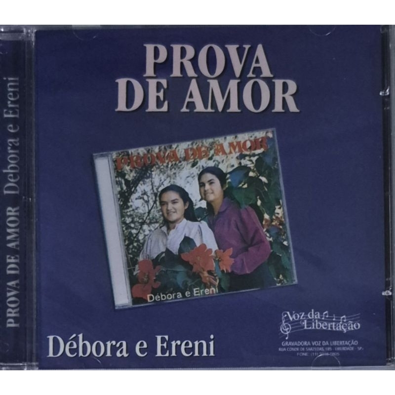 206 - DÉBORA E ERENI PROVA DE AMOR / CD LACRADO