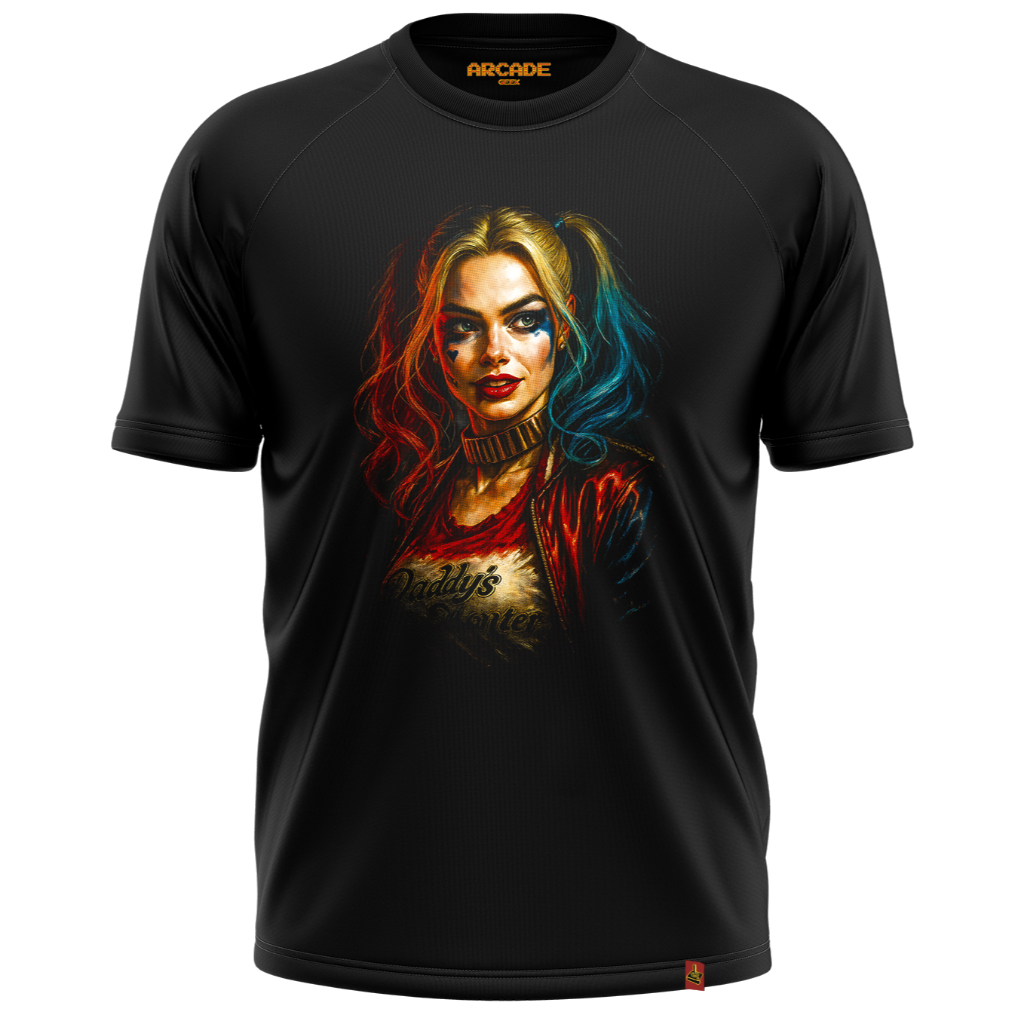 Camiseta Filmes Series Esquadrão Coringa Palhaço Harley Arlequina Quinn