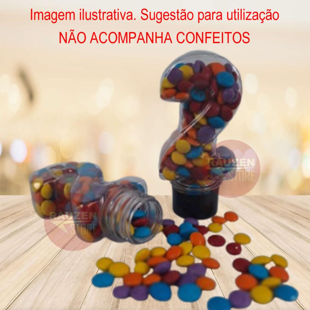 Tubete número 2 para lembrancinha infantil – resistente e versátil ideal para doces e festas - Nº 2