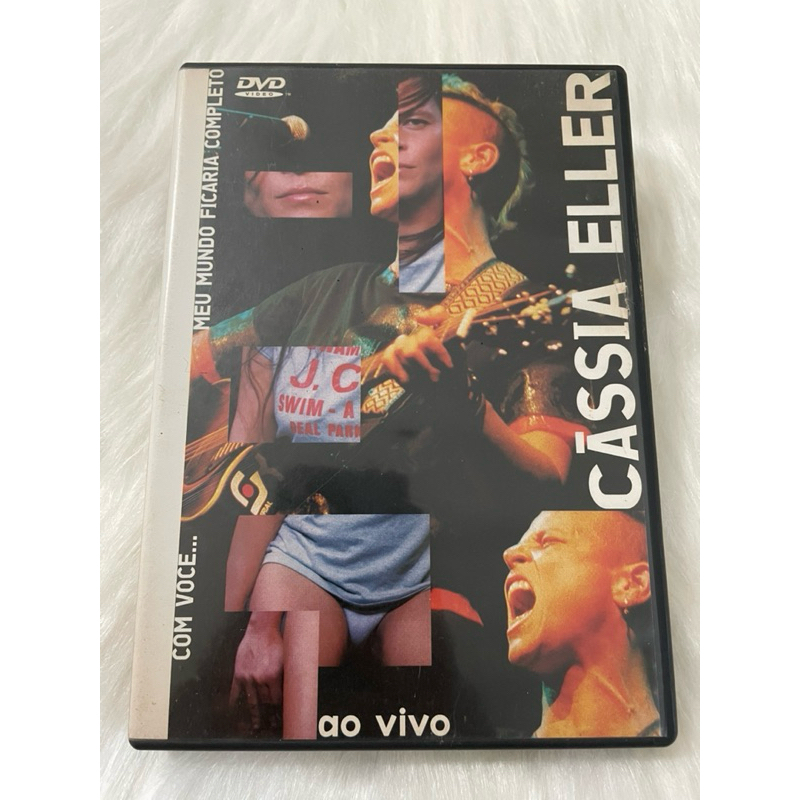 DVD Cássia Eller Ao vivo - Com você mundo ficaria completo