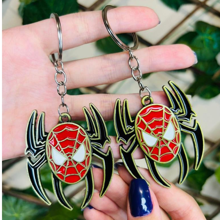 Chaveiro Homem Aranha Metal Spider Man Marvel Avengers Super Herois Presente Geek Filme