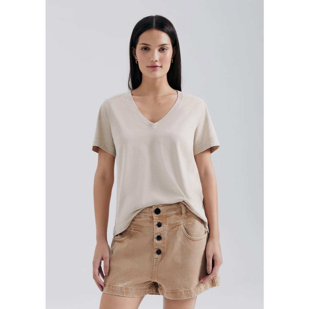Shorts de Sarja Feminino Estonado - Hering