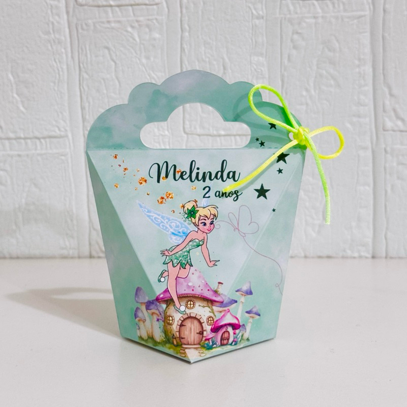 Caixa Personalizada Sininho Tinkerbell Fada | Lembrancinha Infantil | Aniversário