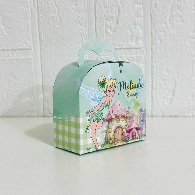 Caixa Personalizada Sininho/Tinkerbell Fada | Lembrancinha Infantil | Aniversário