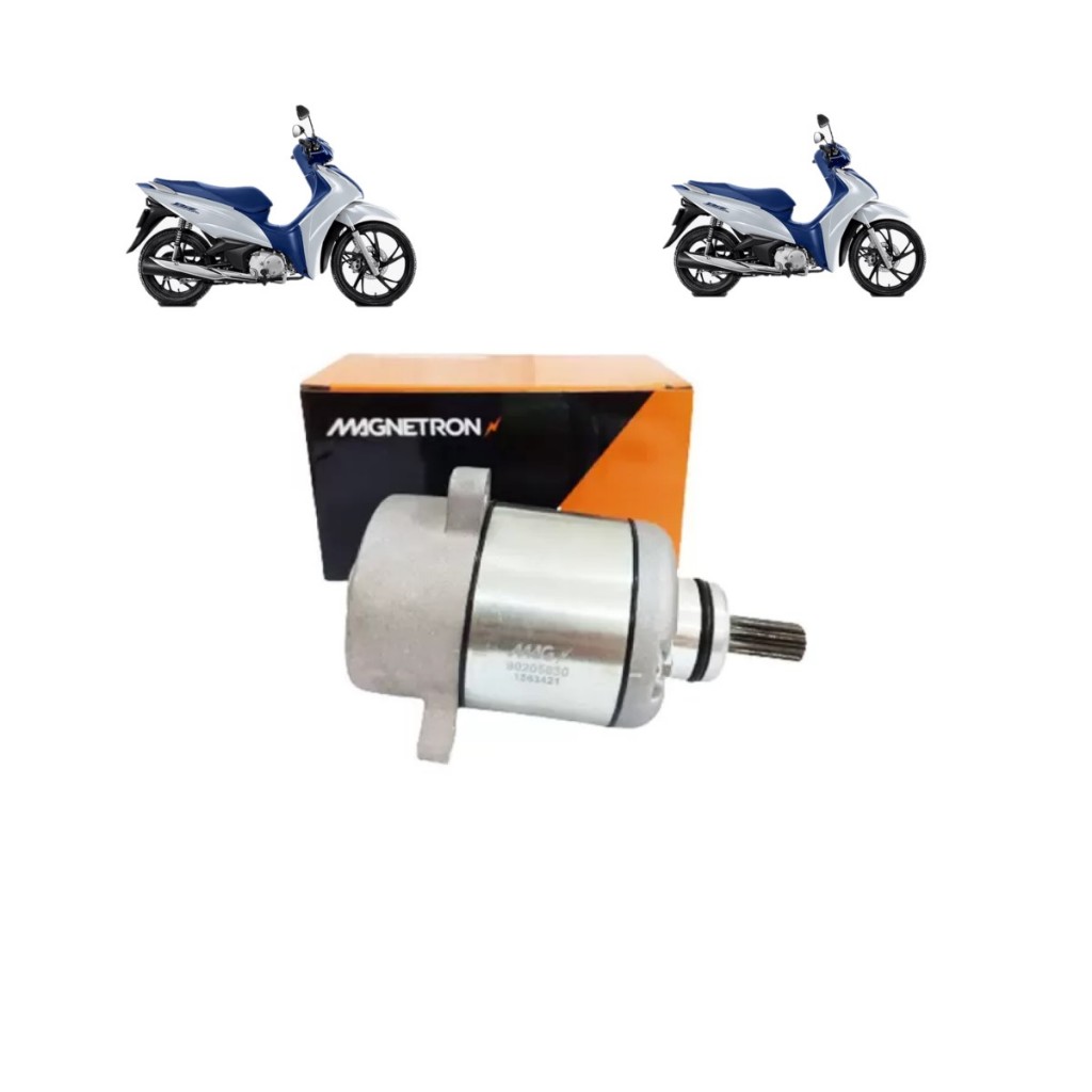 Motor De Partida Arranque Biz 125 2007 08 09 2010 2011 2012 2013 2014 2015 Magnetron em Oferta na Shopee