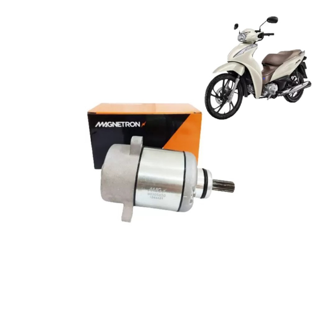 Motor Partida Arranque Biz 125 Es Ex 2011 12 13 14 15 16 2017 2018 2019 2020 2021 Original Magnetron