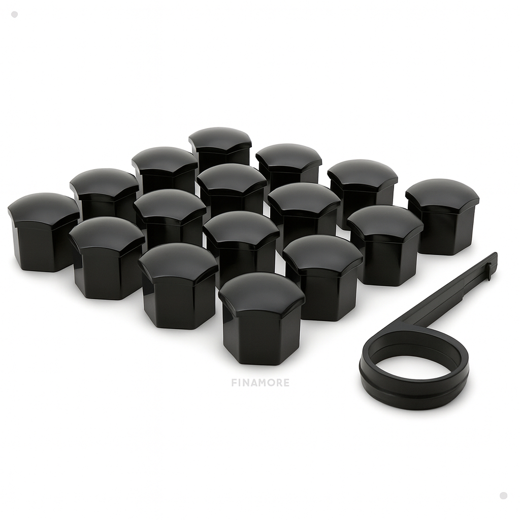 Kit 16 Capa Parafuso Roda Chave 19 Chevrolet Onix Spin Ford New Fiesta EcoSport
