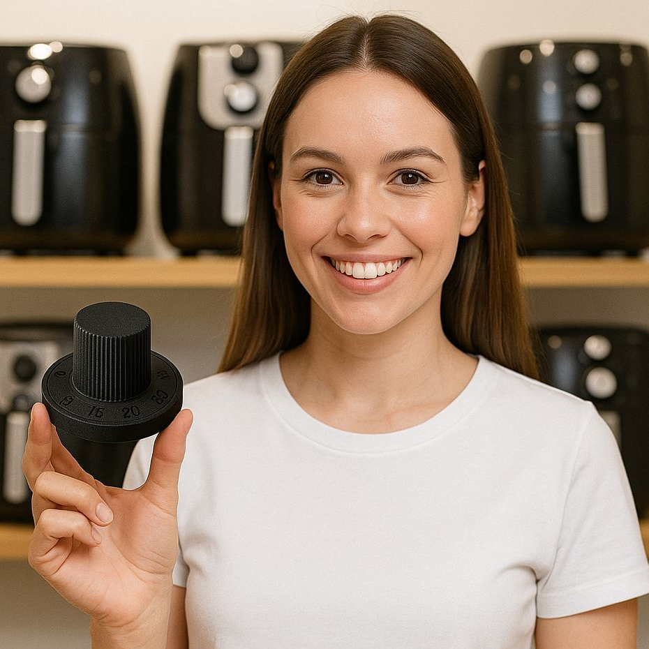 Botão Air Fryer Universal Original – Reposição Rápida, Timer Preciso, Peça Compatível frt531