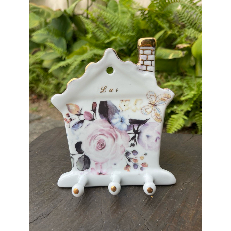 Claviculário de porcelana