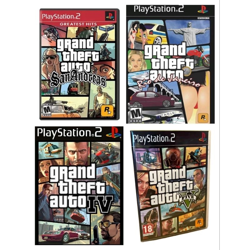 coleção GTA Playstation2