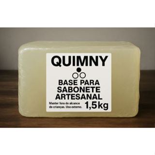 Base Glicerinada Transparente 1,5 kg QUIMNY – Para Sabonete Artesanal Premium em Oferta na Shopee