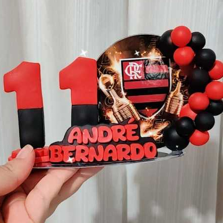 vela de aniversário de biscuit futebol em Oferta na Shopee