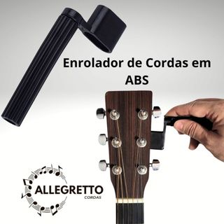 Encordoador/Enrolador para Cordas de Violão, Ukulele, Viola, Guitarra
