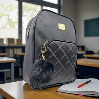 mochila feminina mediana bolsa Mochila elegante casual em Oferta na Shopee