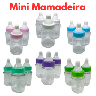 Mini mamadeira 55 ml para personalizar- kit  festa lembrancinha 10/20/30/40 e 50 unidades. em Oferta na Shopee