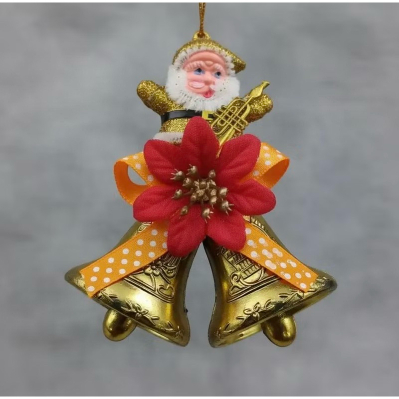 ENFEITE NOEL SINOS NATALINO | TAM.: 10x8CM | 1 UNIDADE | PAPAI NOEL | ÁRVORE DE NATAL | DECORAÇÃO NATALINA | 2026