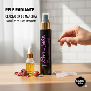 Óleo Clareador de Axilas e Virilha 100ml - Oleo de Rosa Mosqueta e Oleo de Melaleuca em Oferta na Shopee