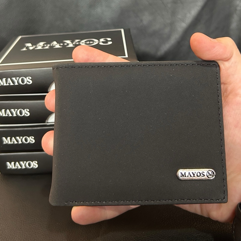 Carteira Masculina Couro P.U MAYOS - (COM CAIXA). em Oferta na Shopee