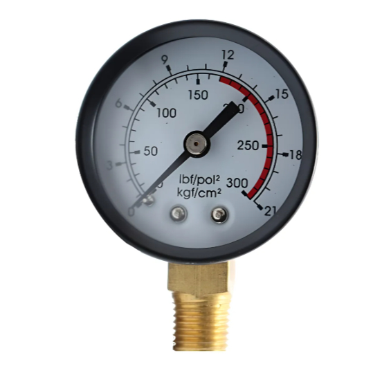 Manômetro Vertical Douat Rosca 1/4 Npt 300 Libras 17 Bar