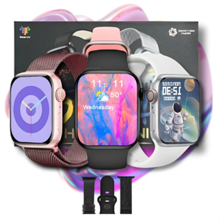 Relógio Inteligente Smartwatch Hw X Mini Amoled com 7 Pulseiras Lançamento em Oferta na Shopee