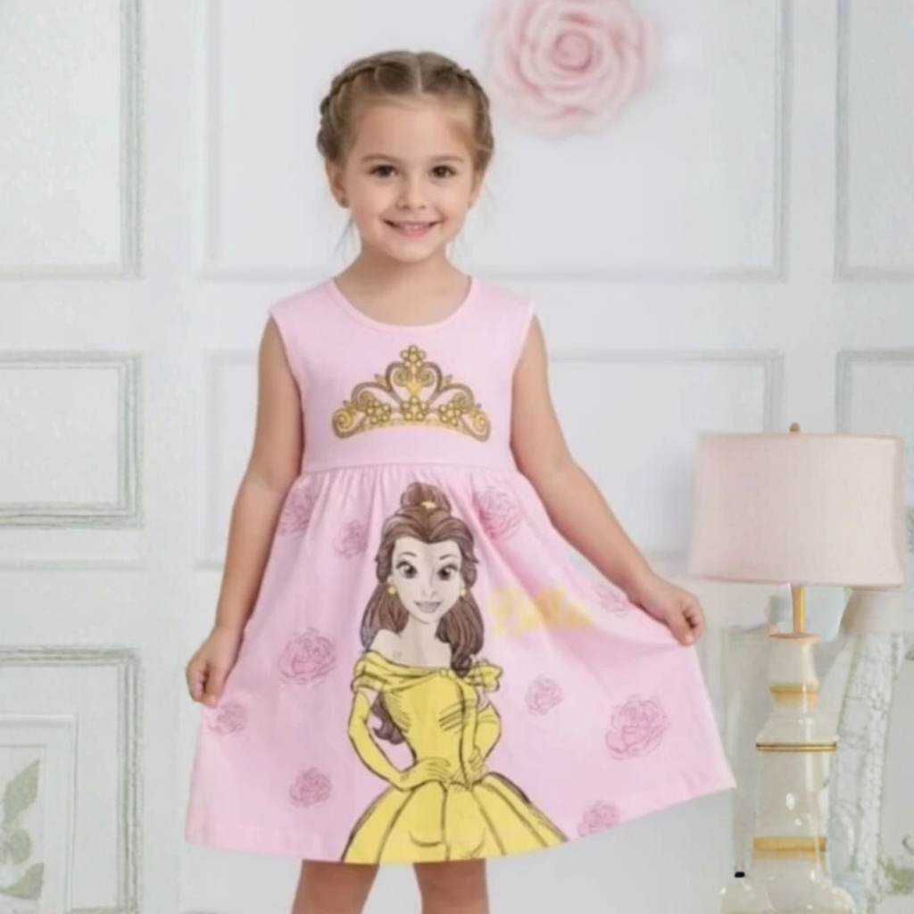 Vestido Infantil Menina Verão Estampado Sortido 2 a 6 Anos – Leve, Fresquinho e Confortável 👗🌸