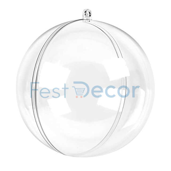 30 Esferas Acrilicas 6,5cm para decoraçao de arvore de natal e porta fotos