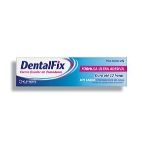 Fixador de Prótese Dentalfix Ultra Adesiva 12h Sem Sabor Creme 20g Hertz
