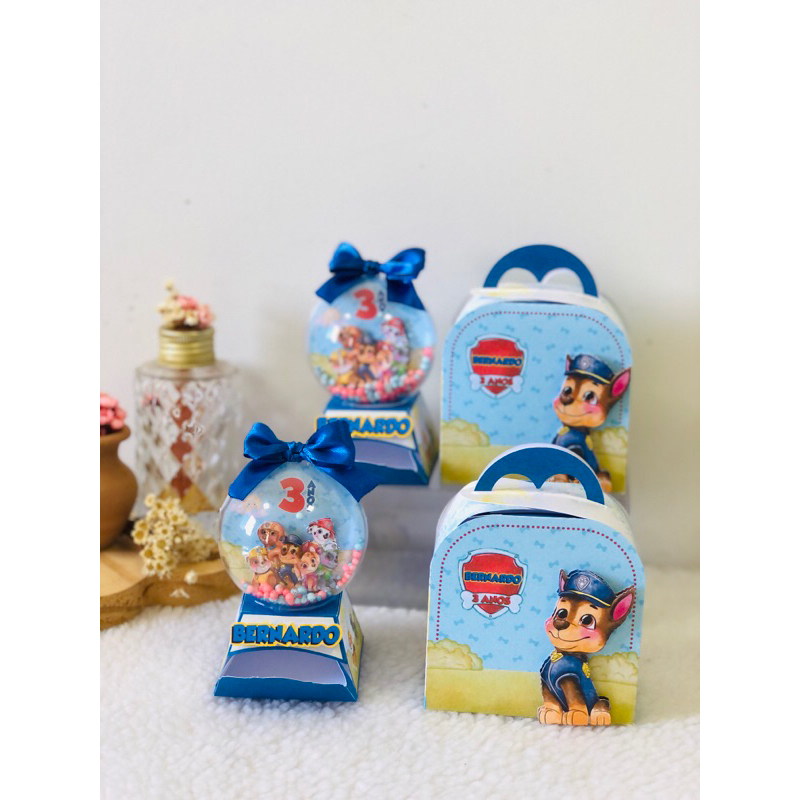 15 Caixas Personalizadas Aniversário Infantil Patrulha Canina/ Lembrancinha Infantil Patrulha Canina