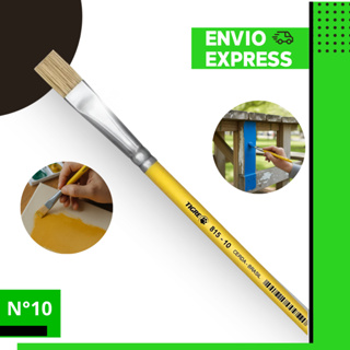 Pincel Trincha 518 Nº10 Tigre Profissional Pintura Parede Acabamento em Oferta na Shopee