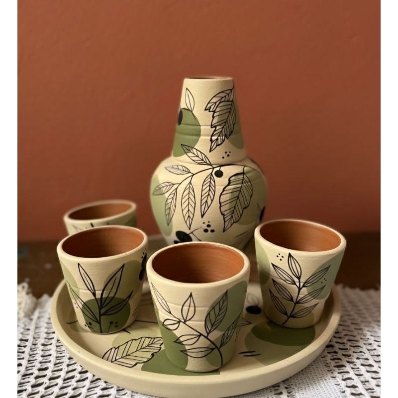 Conjunto moringa - artesanato oliva