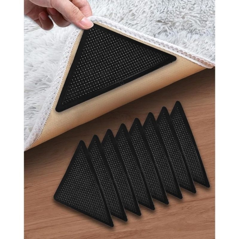 Adesivo De Tapetes  Antiderrapante Para Tapetes Lavável Protetor Evita Quedas em Oferta na Shopee