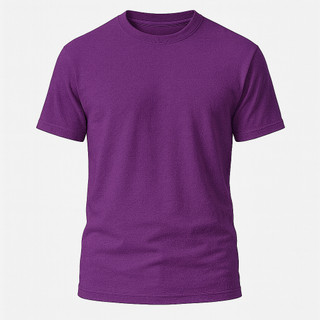 Camiseta Unissex Lisa Várias Cores Malha Premium Camisa Roxa Gola Redonda Algodão Envio Imediato