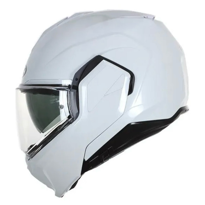 Capacete Hjc I100 180 Robocop Solido Branco Perola — imagem 2 de 2