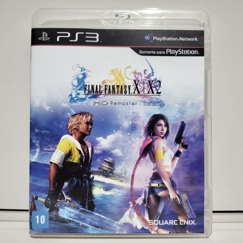 Final Fantasy X / X-2 HD Remaster Ps3 - Game Mídia Física - Jogo Original Seminovo