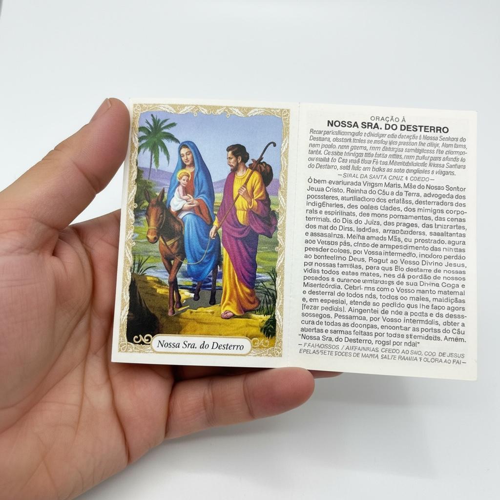 100 Santinho Folheto Oração Nossa Senhora Do Desterro