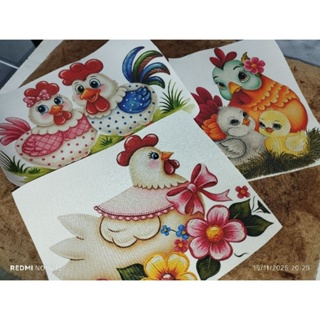 Kit 3 adesivos termocolates definitivos para panos de prato em Oferta na Shopee