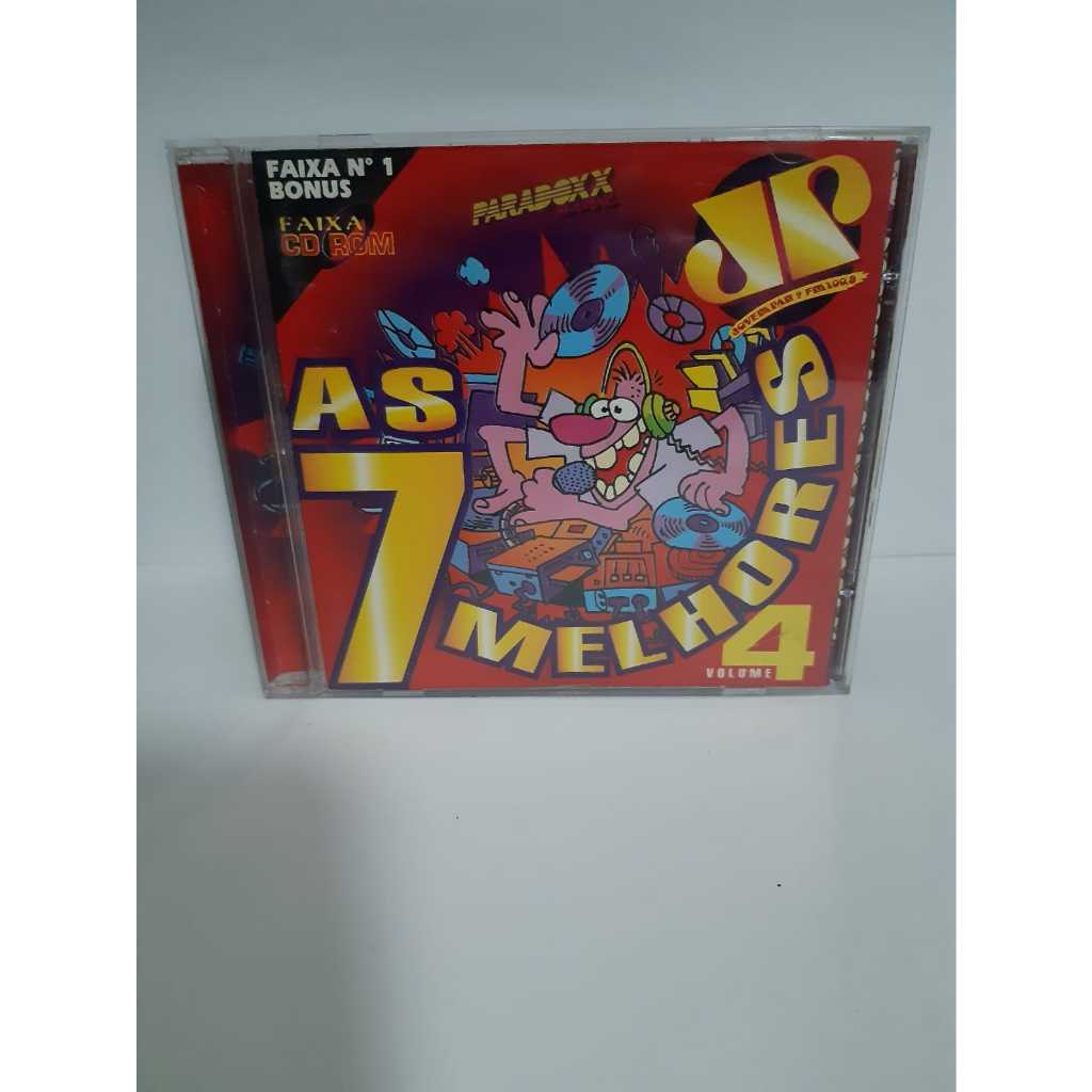 Cd As 7 Melhores Volume 4 Jovem Pan - 1995 ITEM DE COLECIONADOR (Nick French, Whigfield, Delegation...)