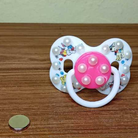 Chupeta Magnetica Para Bebe Reborn + Ima Neodimio