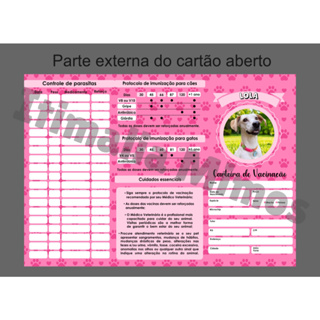 Carteira de Vacinação Personalizada com Foto em Oferta na Shopee