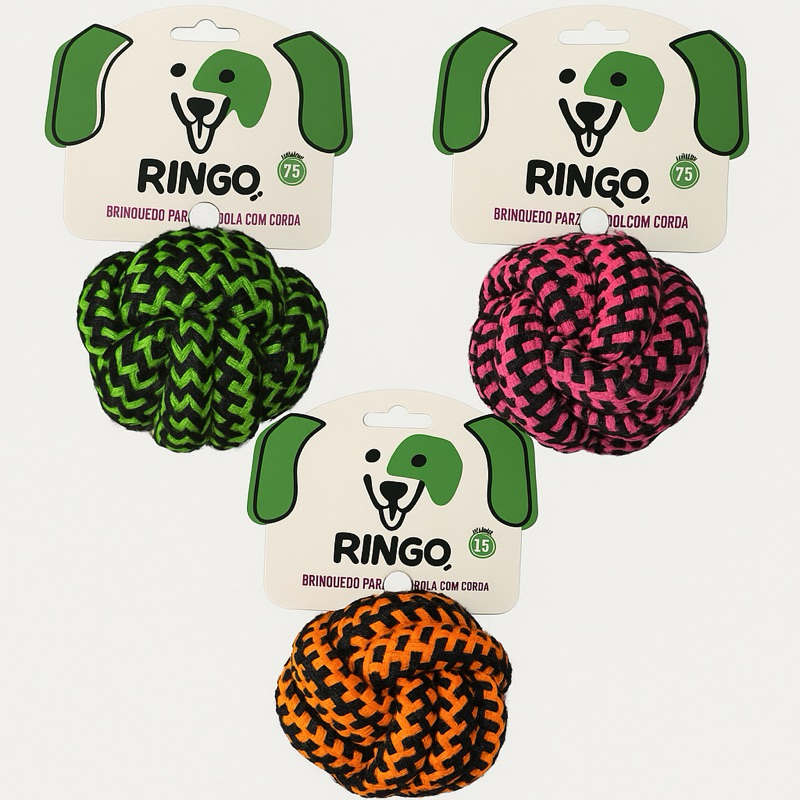 Brinquedo Bola de Corda para Cachorros