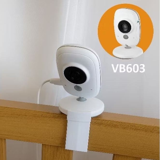 Suporte de Fixação para Babá Eletrônica VB603 - fixação berço universal Impressão 3D de Alta Qualidade em Oferta na Shopee