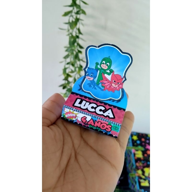Porta Bis Duplo Personalizado - Lembrancinha Festa Infantil, Aniversário, Decoração Menino e Menina