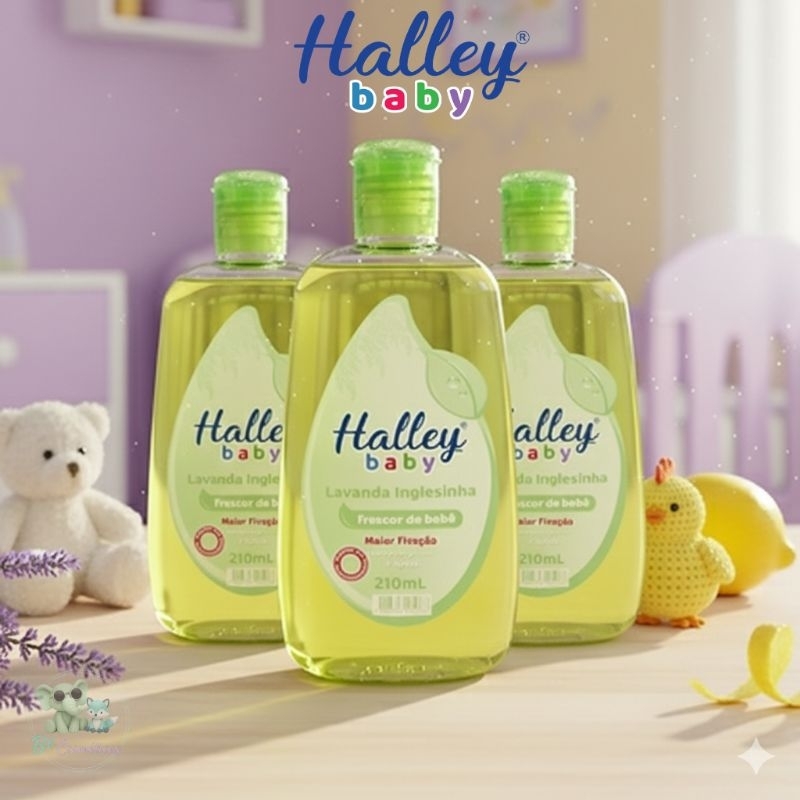 Halley Baby Kit 3 Colônias Lavanda Inglesinha 210ml cada em Oferta na Shopee