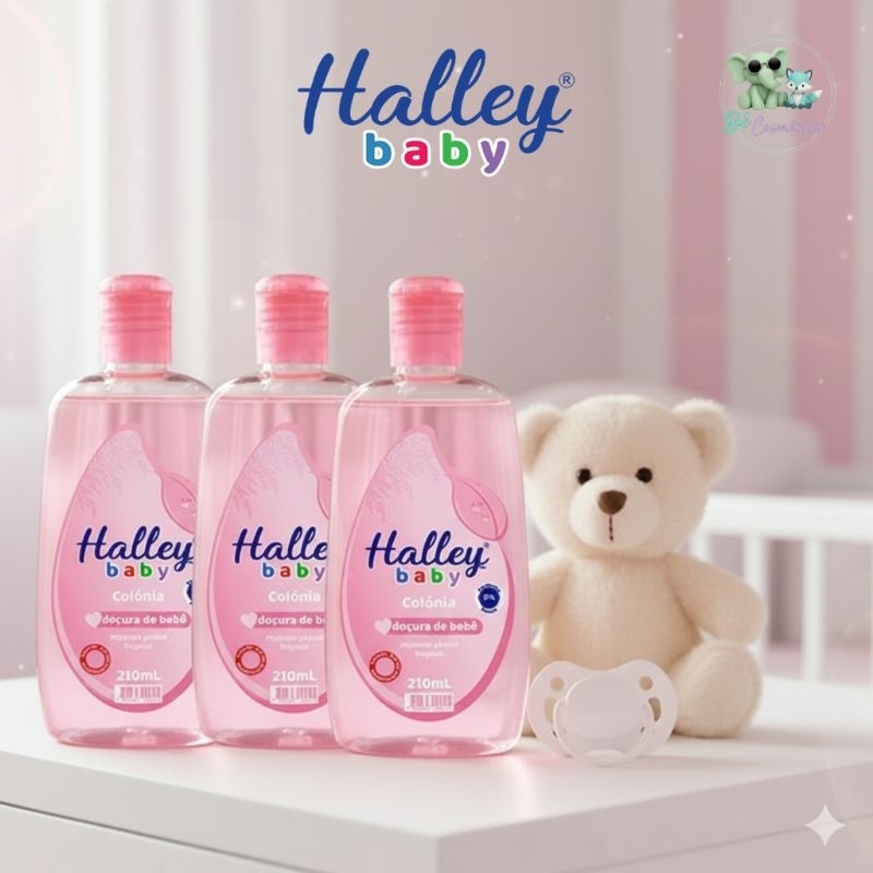 Halley Baby Kit 3 Colônias Doçura De Bebê 210ml Cada