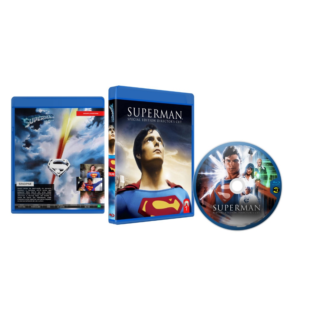 Bluray Superman - O Filme (1978) Versão Do Diretor Fullhd