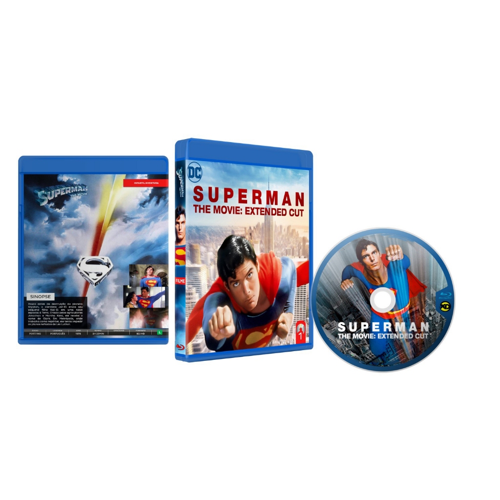 Bluray Superman O Filme (1978) Versão Estendida Fullhd