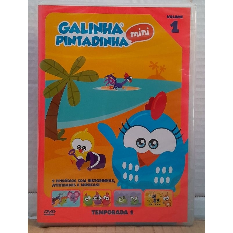 Dvd Galinha Pintadinha Mini - Temporada 1 - Volume 1 (Raridade) (Novo/Original/Lacrado)