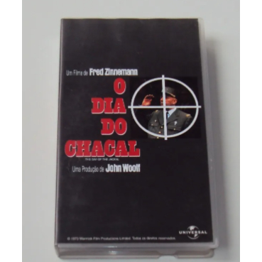 VHS O Dia Do Chacal - Legendado - Usado
